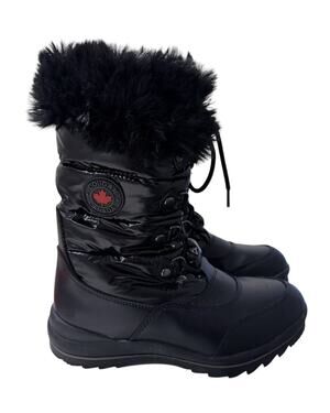 Cougar Cranbrook Black Winter Boots Women's 8 Waterproof Faux Fur Gorpcore